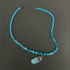 Turquoise necklace beautiful!